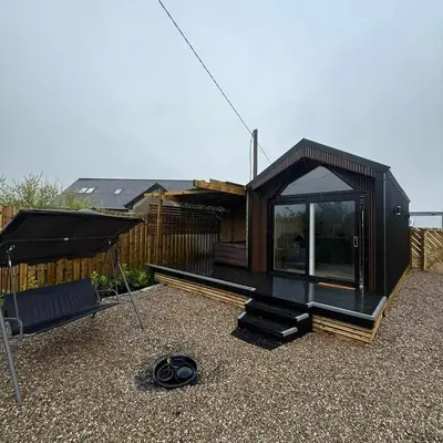 Cosy Couples' Retreat exterior in the Donegal countryside
